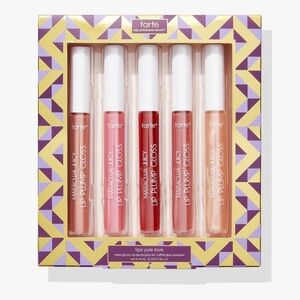 TARTE Lip Glosses BRAND NEW - Set of 5 - Maracuja Juicy Lip Plump Gloss Set
